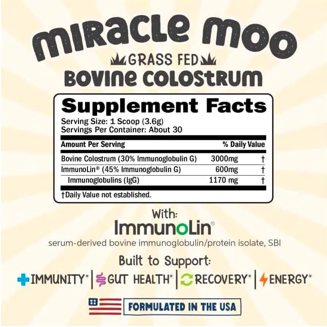 MIRACLE MOO PREMIUM COLOSTRUM